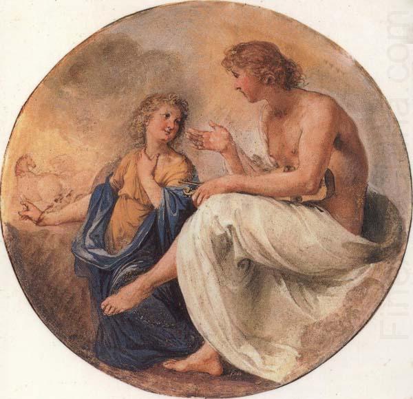 Phaeton and Apollo, Giovanni da san giovanni